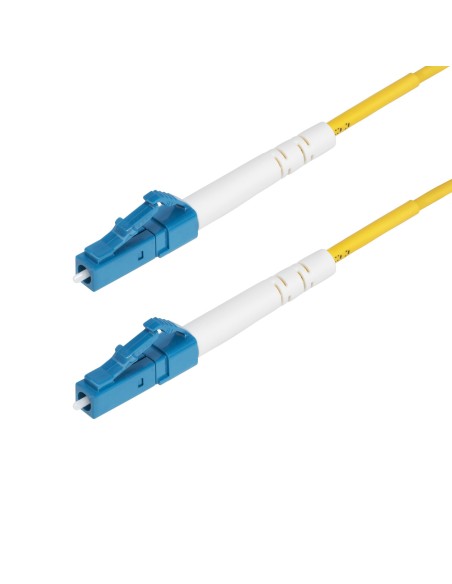 Cable de Fibra Óptica Simplex LC a LC (UPC) OS2 Monomodo de 2m - 9/125µm - 40G/100G - Resistente a Dobleces - Low Insertion Loss